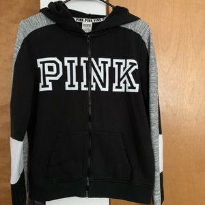 PINK zip up sweatshirt